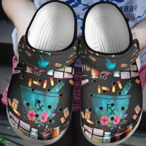 Pharmacy Personalized Clog Custom Crocs Comfortablefashion Style Comfortable For Women Men Kid Print 3D Pharmacy Pattern