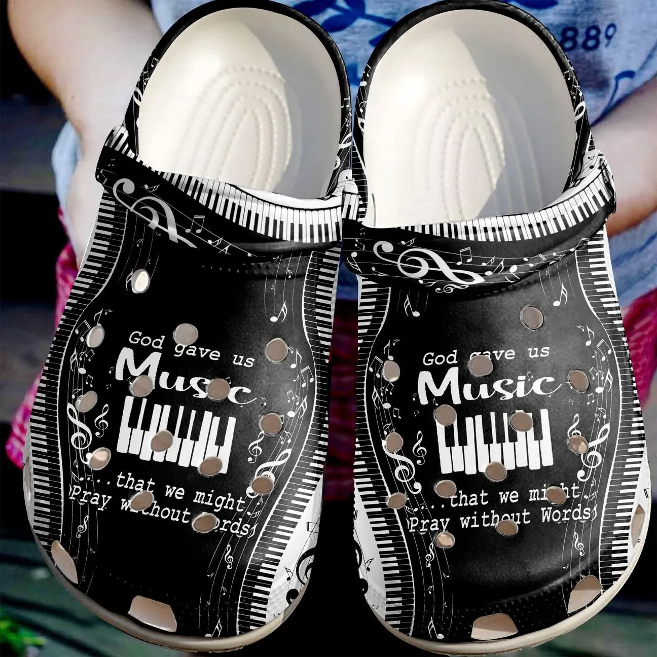 Piano Personalized Clog Custom Crocs Comfortablefashion Style Comfortable For Women Men Kid Print 3D Pray Without Words Piano Personalized Clog Custom Crocs Comfortablefashion Style Comfortable For Women Men Kid Print 3D Pray Without Words