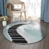 Piano Step Up The Heaven Round Carpet Floor Rug Living Room Bedroom Decor Round Area Rug Carpet