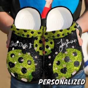 Pickleball Personalized Just Dink It Sku 1816 Crocs Clog Clog Shoes