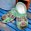 Pig Floral Crown Sku 1832 Crocs Crocband Clog Comfortable For Mens Womens Classic Clog Water Shoes