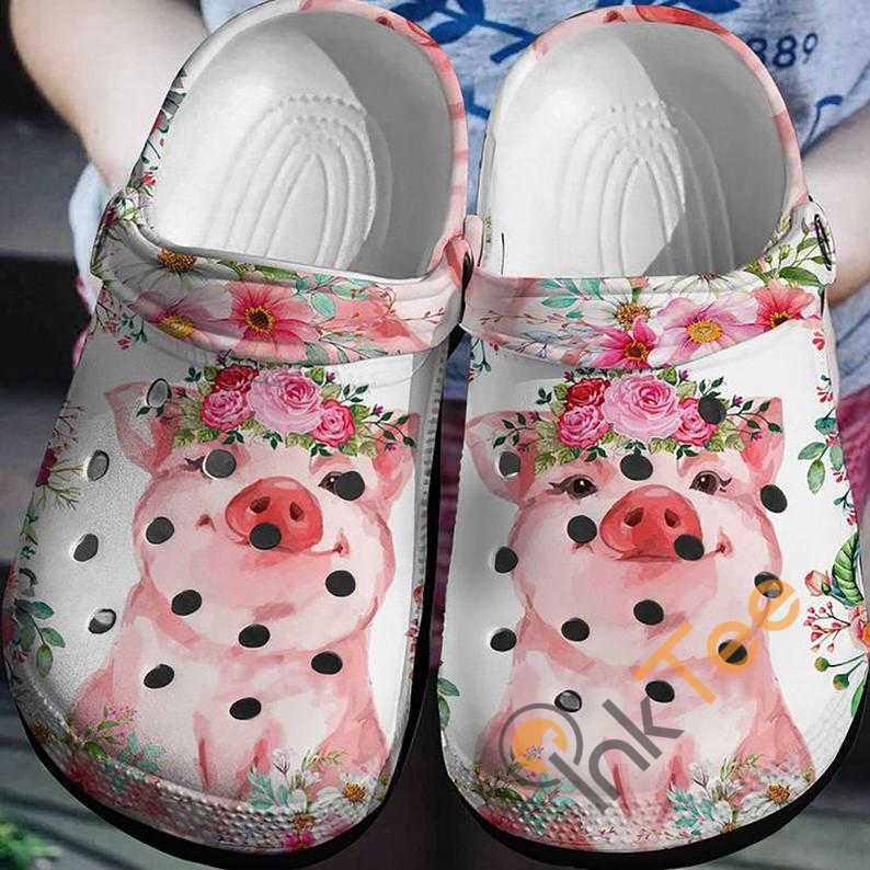 Pig Flower Farmer Crocs Clog Clog Shoes Pig Flower Farmer Crocs Clog Clog Shoes