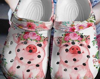 Pig Flowers Crocs Crocband Clog Clog Comfortable For Mens And Womens Classic Clog Water Shoes Comfortable Pig Flowers Crocs Crocband Clog Clog Comfortable For Mens And Womens Classic Clog Water Shoes Comfortable