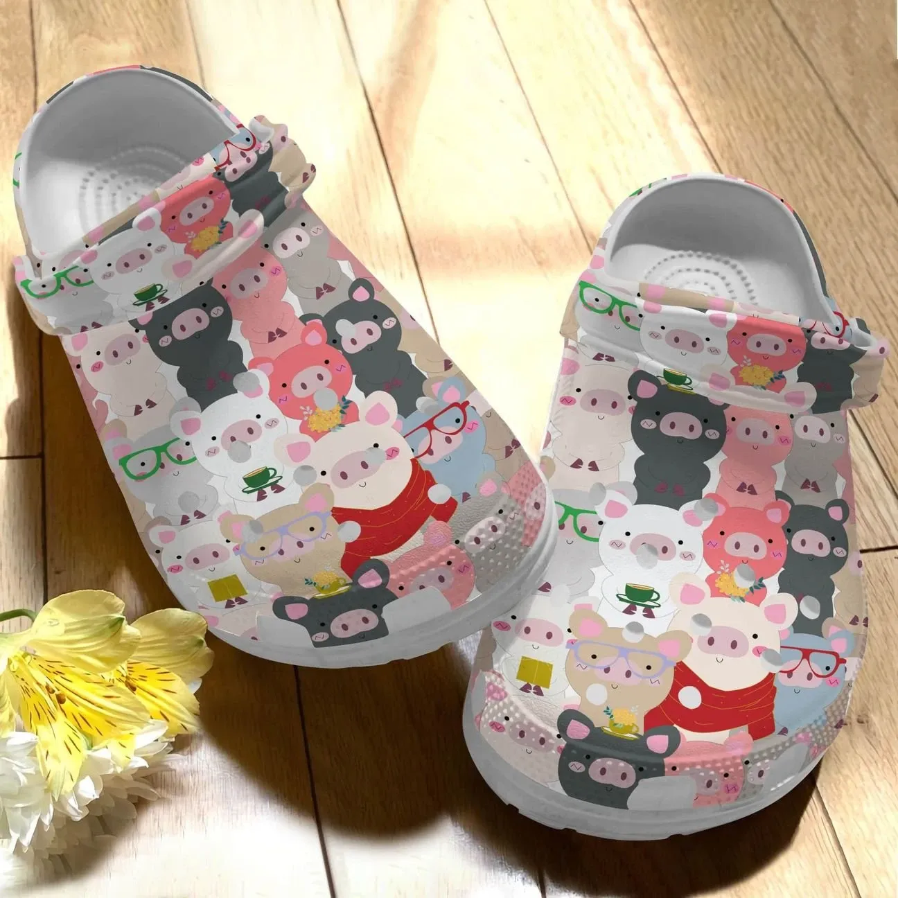 Pig Personalize Clog Custom Crocs Fashionstyle Comfortable For Women Men Kid Print 3D Cute Piggies Pig Personalize Clog Custom Crocs Fashionstyle Comfortable For Women Men Kid Print 3D Cute Piggies