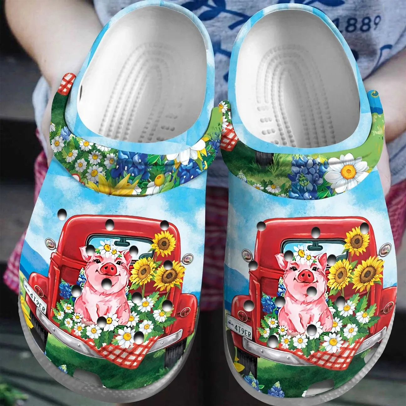 Pig Personalized Clog Custom Crocs Comfortablefashion Style Comfortable For Women Men Kid Print 3D Beautiful Pigs Pig Personalized Clog Custom Crocs Comfortablefashion Style Comfortable For Women Men Kid Print 3D Beautiful Pigs