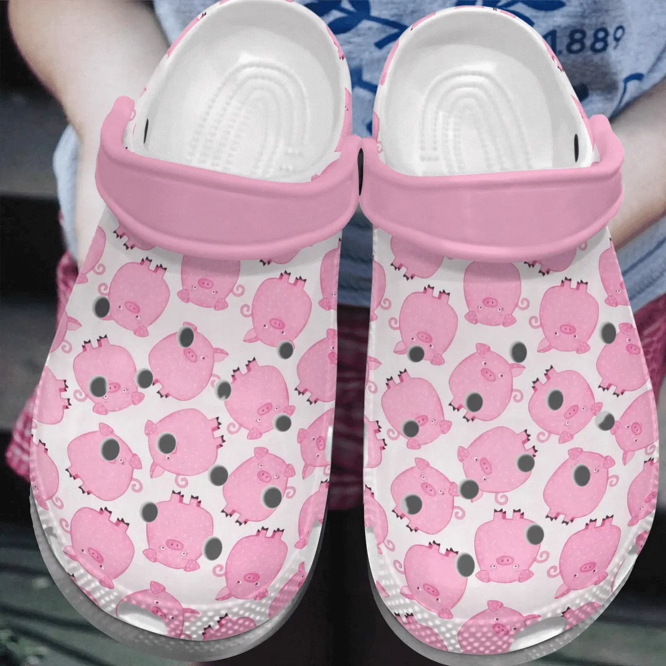 Pig Personalized Clog Custom Crocs Comfortablefashion Style Comfortable For Women Men Kid Print 3D Look At Me Pig Personalized Clog Custom Crocs Comfortablefashion Style Comfortable For Women Men Kid Print 3D Look At Me