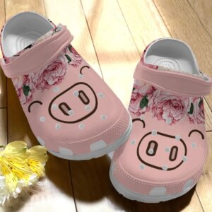 Pig Personalized Clog Custom Crocs Comfortablefashion Style Comfortable For Women Men Kid Print 3D Pig Cute