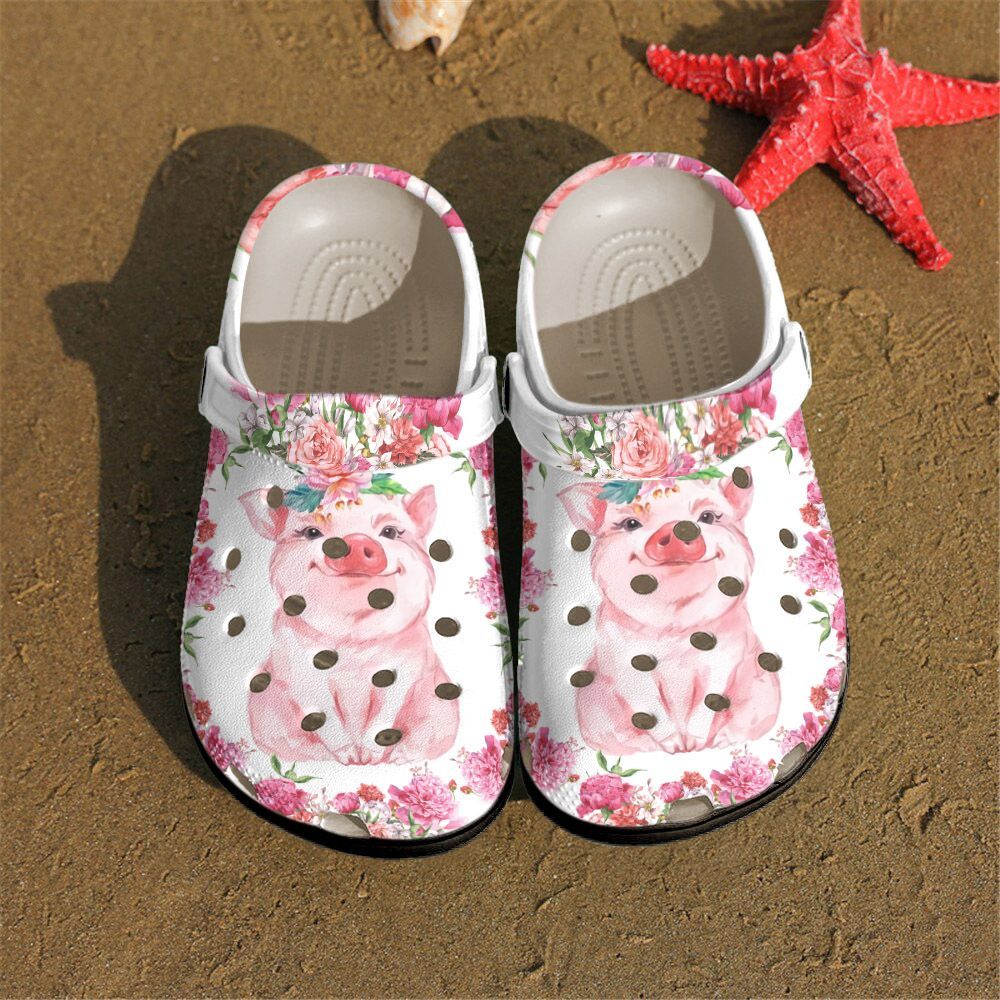 Pig Personalized Clog Custom Crocs Comfortablefashion Style Comfortable For Women Men Kid Print 3D Pink Pig Pig Personalized Clog Custom Crocs Comfortablefashion Style Comfortable For Women Men Kid Print 3D Pink Pig