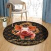 Pig Sunshine Round Carpet Floor Rug Living Room Bedroom Decor Round Area Rug Carpet