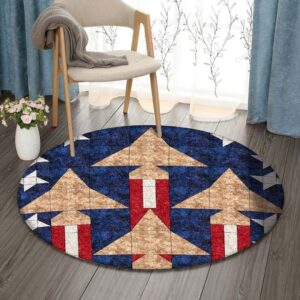 Pilot Round Carpet Floor Rug Living Room Bedroom Decor Round Area Rug Carpet