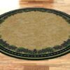 Pine Cone Round Carpet Floor Rug Living Room Bedroom Decor Round Area Rug Carpet