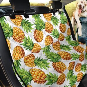 Pineapple Pattern Car Back Seat Cover Dog Car Seat Covers - 0e2a6f799f09