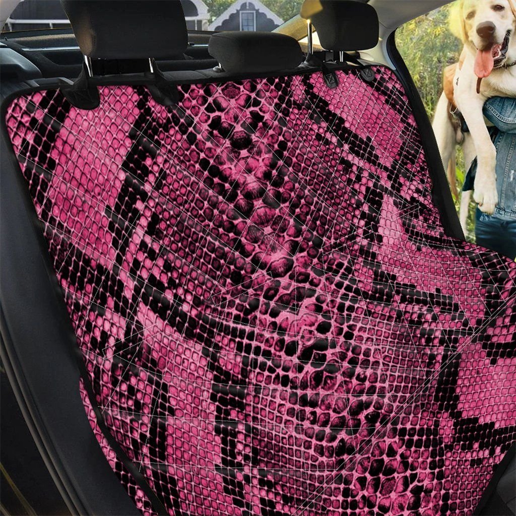 Pink And Black Snakeskin Pattern Car Back Seat Cover Dog Car Seat Covers - 9e6eccc273a6 Pink And Black Snakeskin Pattern Car Back Seat Cover Dog Car Seat Covers - 9e6eccc273a6