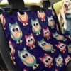 Pink And Dodger Blue Color Of Owl Car Back Seat Cover Dog Car Seat Covers - 86e6ff17617b