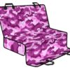 Pink Camouflage Print Pet Car Back Seat Cover - ca58b56af994