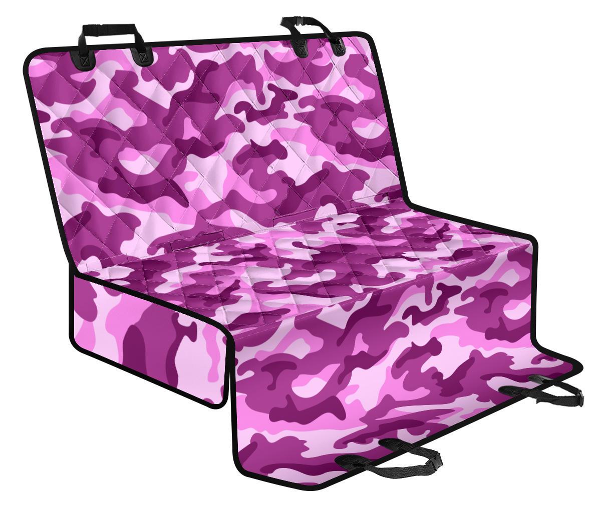 Pink Camouflage Print Pet Car Back Seat Cover - ca58b56af994 Pink Camouflage Print Pet Car Back Seat Cover - ca58b56af994