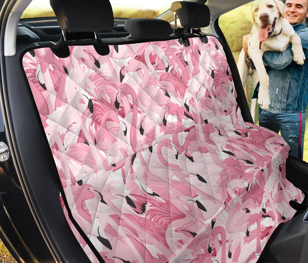 Pink Flamingos Pattern Car Back Seat Cover Dog Car Seat Covers - eb15f6e7c26a Pink Flamingos Pattern Car Back Seat Cover Dog Car Seat Covers - eb15f6e7c26a