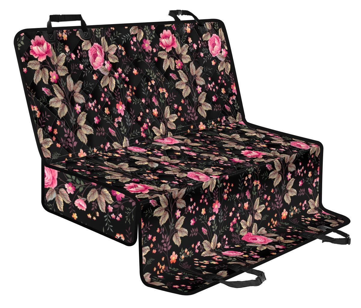 Pink Floral Flower Pattern Print Pet Car Back Seat Cover - ba0fe7b80cca Pink Floral Flower Pattern Print Pet Car Back Seat Cover - ba0fe7b80cca