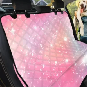 Pink Galaxy Pattern Car Back Seat Cover Dog Car Seat Covers - 76bb63213c27