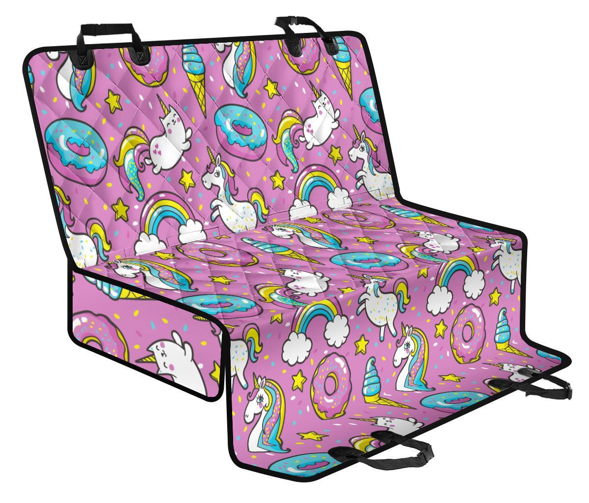 Pink Girly Unicorn Donut Pattern Print Pet Car Back Seat Cover - da9711ba3a9f Pink Girly Unicorn Donut Pattern Print Pet Car Back Seat Cover - da9711ba3a9f