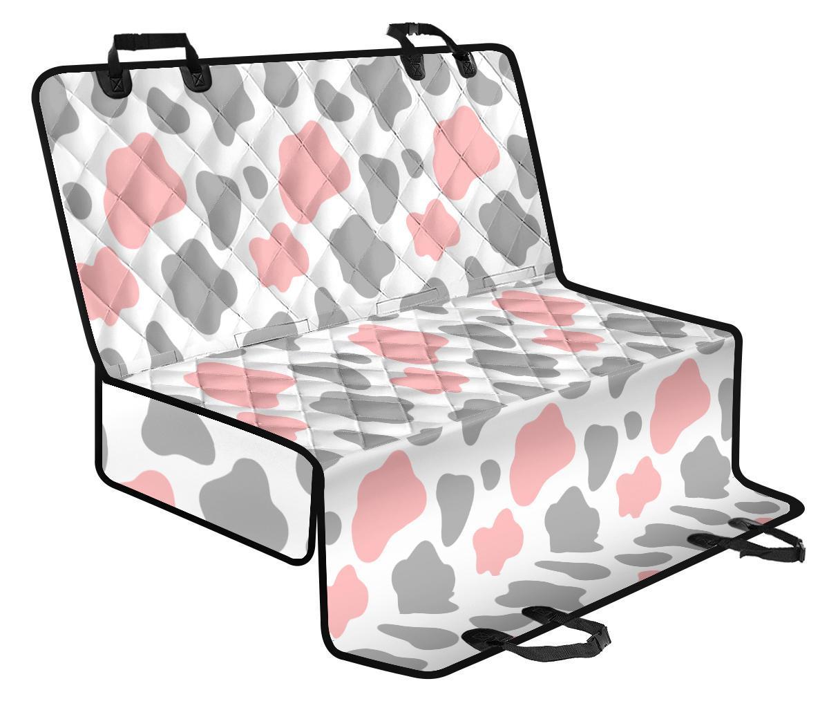 Pink Grey And White Cow Print Pet Car Back Seat Cover - baecbb94ff58 Pink Grey And White Cow Print Pet Car Back Seat Cover - baecbb94ff58
