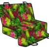 Pink Hawaiian Tropical Pattern Print Pet Car Back Seat Cover - 718705fdd064