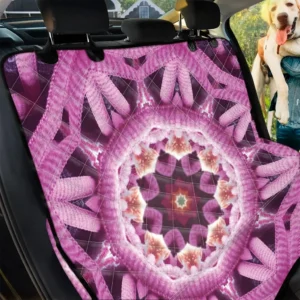 Pink Kaileidoscope Print Car Back Seat Cover Dog Car Seat Covers - 5ef6b1dd378c
