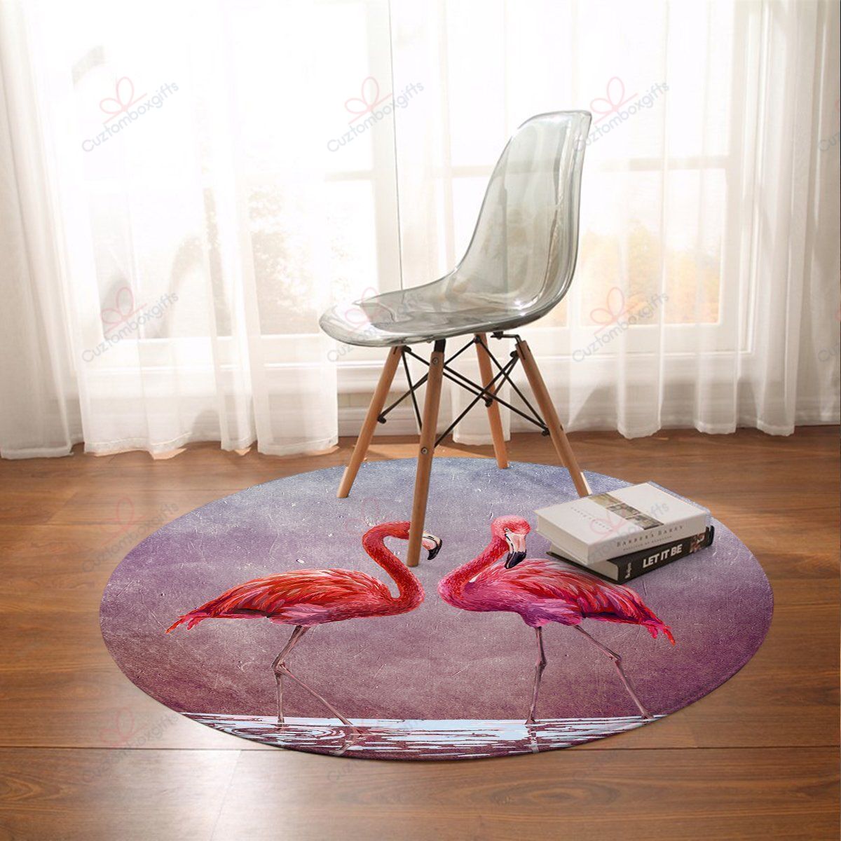 Pink Lake Flamingo Round Carpet Floor Rug Living Room Bedroom Decor Round Area Rug Carpet Pink Lake Flamingo Round Carpet Floor Rug Living Room Bedroom Decor Round Area Rug Carpet