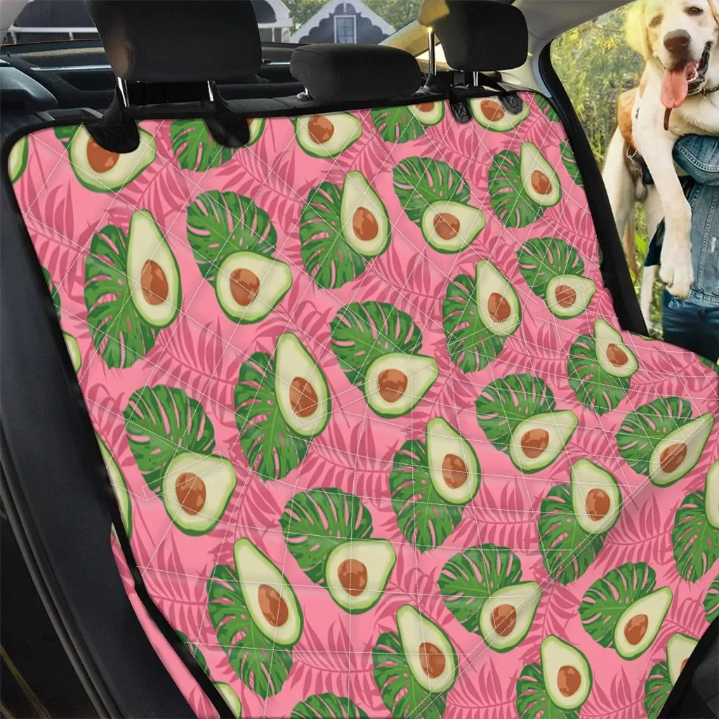 Pink Palm Leaf Avocado Car Back Seat Cover Dog Car Seat Covers - 9172f64c9d74 Pink Palm Leaf Avocado Car Back Seat Cover Dog Car Seat Covers - 9172f64c9d74