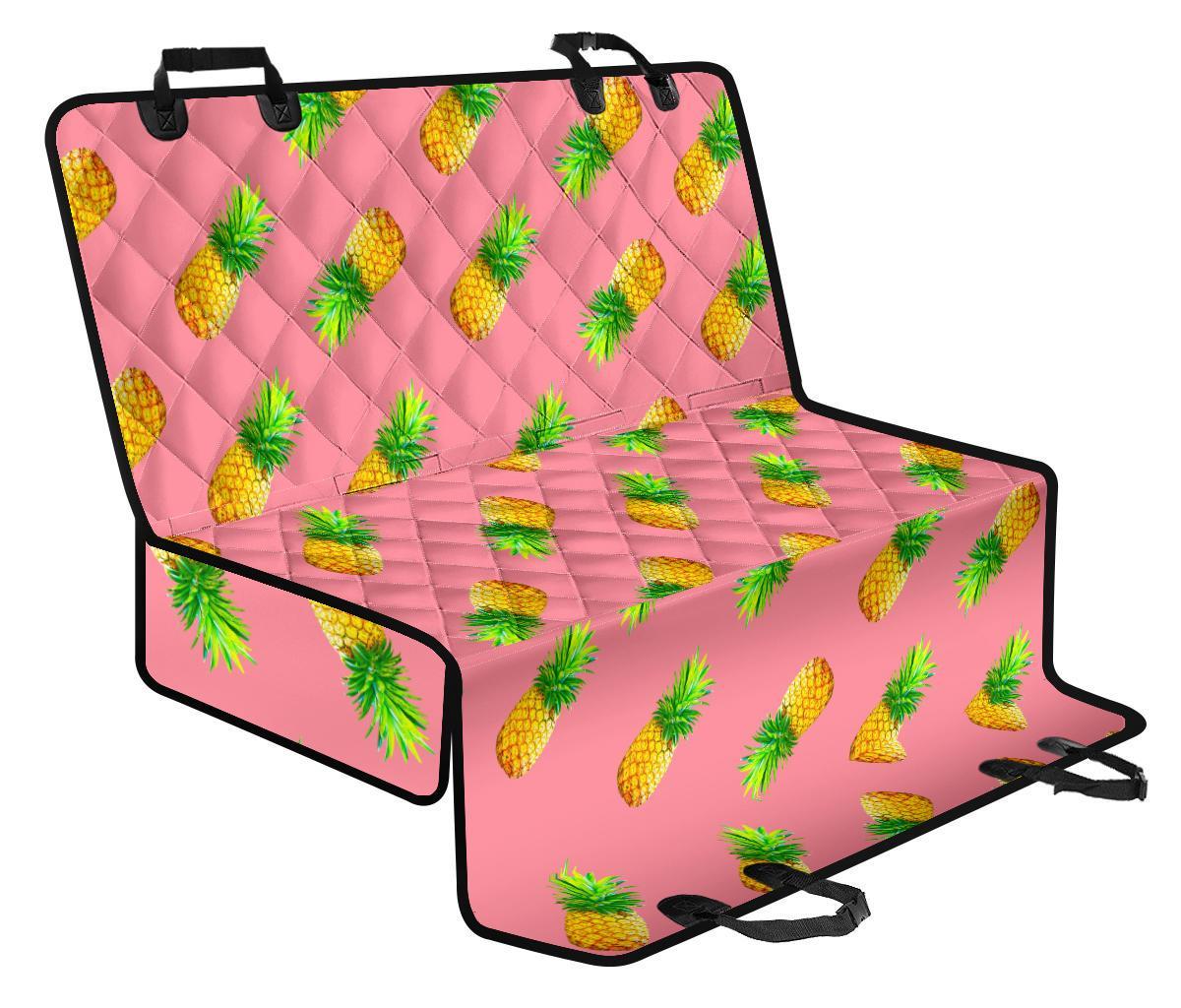 Pink Pineapple Pattern Print Pet Car Back Seat Cover - e573e83a4be6 Pink Pineapple Pattern Print Pet Car Back Seat Cover - e573e83a4be6