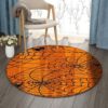 Pink Spider Round Carpet Floor Rug Living Room Bedroom Decor Round Area Rug Carpet