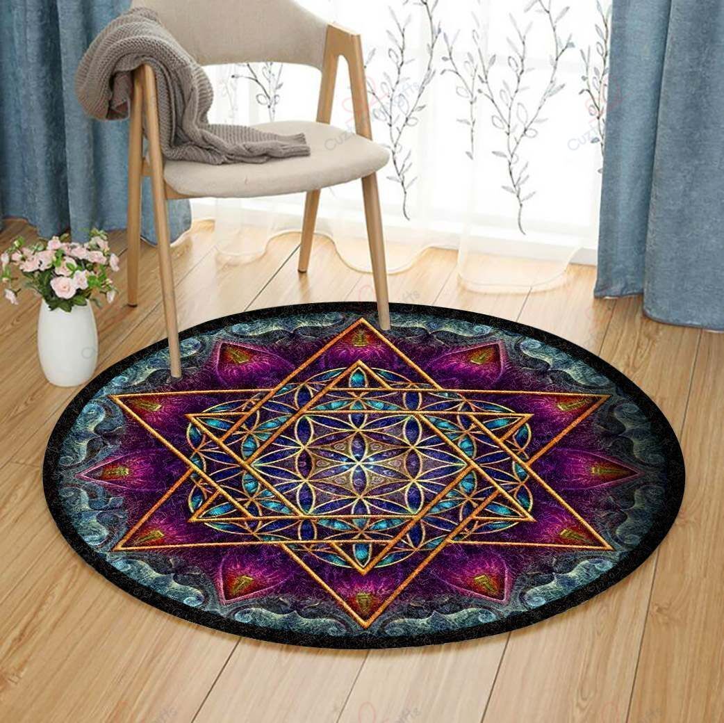 Pink Star Of David Round Carpet Floor Rug Living Room Bedroom Decor Round Area Rug Carpet Pink Star Of David Round Carpet Floor Rug Living Room Bedroom Decor Round Area Rug Carpet