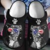 Pitbull Personalized Clog Custom Crocs Comfortablefashion Style Comfortable For Women Men Kid Print 3D American Pitbull