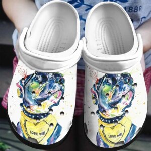 Pitbull Personalized Clog Custom Crocs Comfortablefashion Style Comfortable For Women Men Kid Print 3D Cool