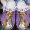 Pitbull Personalized Clog Custom Crocs Comfortablefashion Style Comfortable For Women Men Kid Print 3D Pitbull Lovers