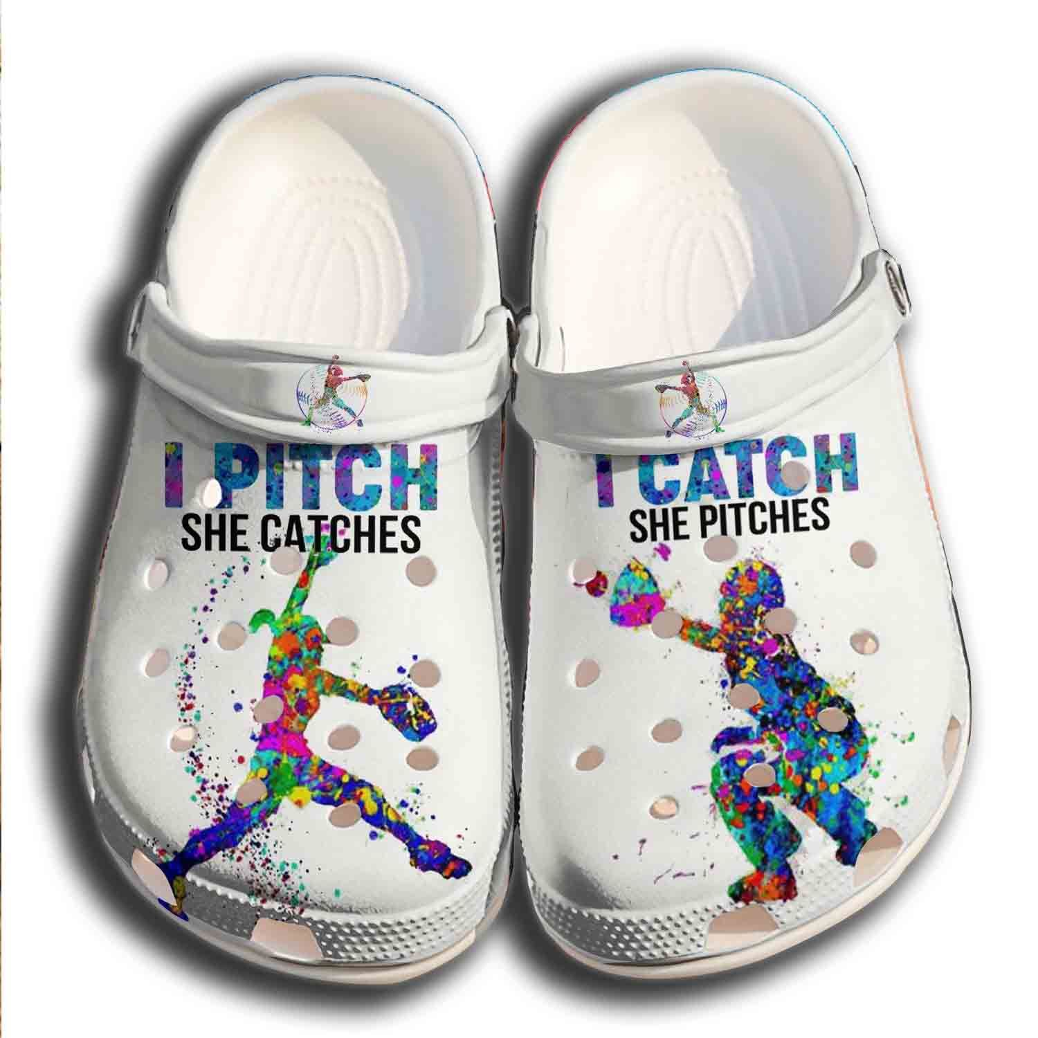 Pitch And Catch Shoes Crocs Clog For Batter Girl – Funny Baseball Shoes Crocbland Clog For Men Women Pitch And Catch Shoes Crocs Clog For Batter Girl – Funny Baseball Shoes Crocbland Clog For Men Women