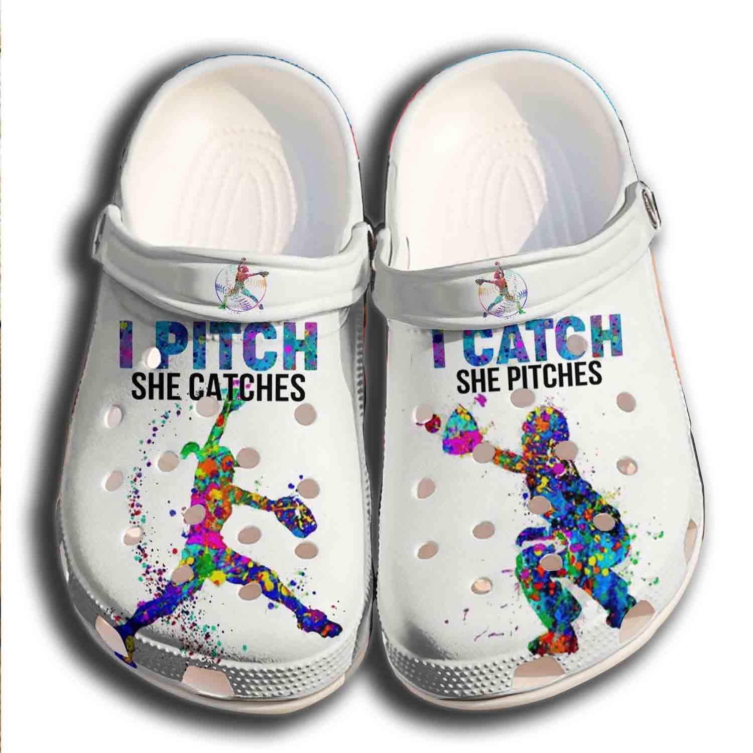 Pitch and Catch Shoes Crocs Clog For Batter Girl – Funny Baseball Shoes Crocbland Clog For Men Women Pitch and Catch Shoes Crocs Clog For Batter Girl – Funny Baseball Shoes Crocbland Clog For Men Women