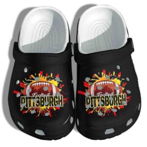 Pittsburgh Football Shoes Crocs Clog – Funny Sport Clog Birthday Gift Man Women