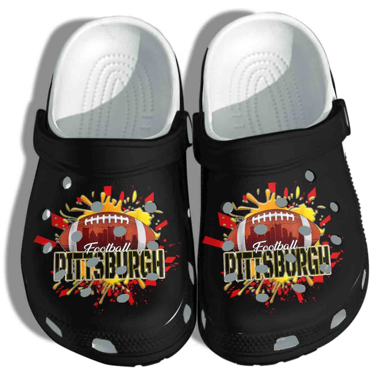 Pittsburgh Football Shoes Crocs Clog – Funny Sport Clog Birthday Gift Man Women Pittsburgh Football Shoes Crocs Clog – Funny Sport Clog Birthday Gift Man Women