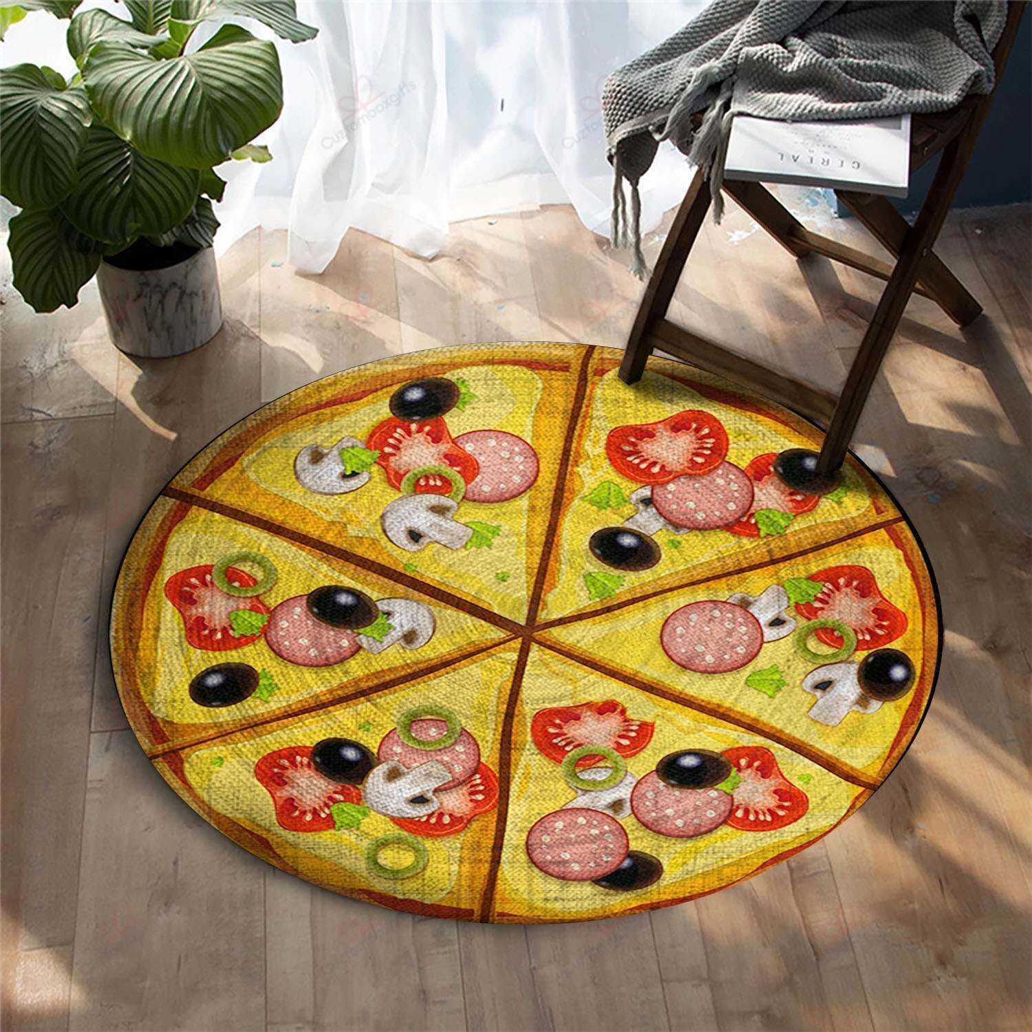 Pizza Painting Round Carpet Floor Rug Living Room Bedroom Decor Round Area Rug Carpet Pizza Painting Round Carpet Floor Rug Living Room Bedroom Decor Round Area Rug Carpet