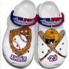 Player Baseball Equipment Crocs Clog Can Customize Name Number Birthday Gifts For Son Daughter