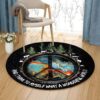 Please World Round Carpet Floor Rug Living Room Bedroom Decor Round Area Rug Carpet