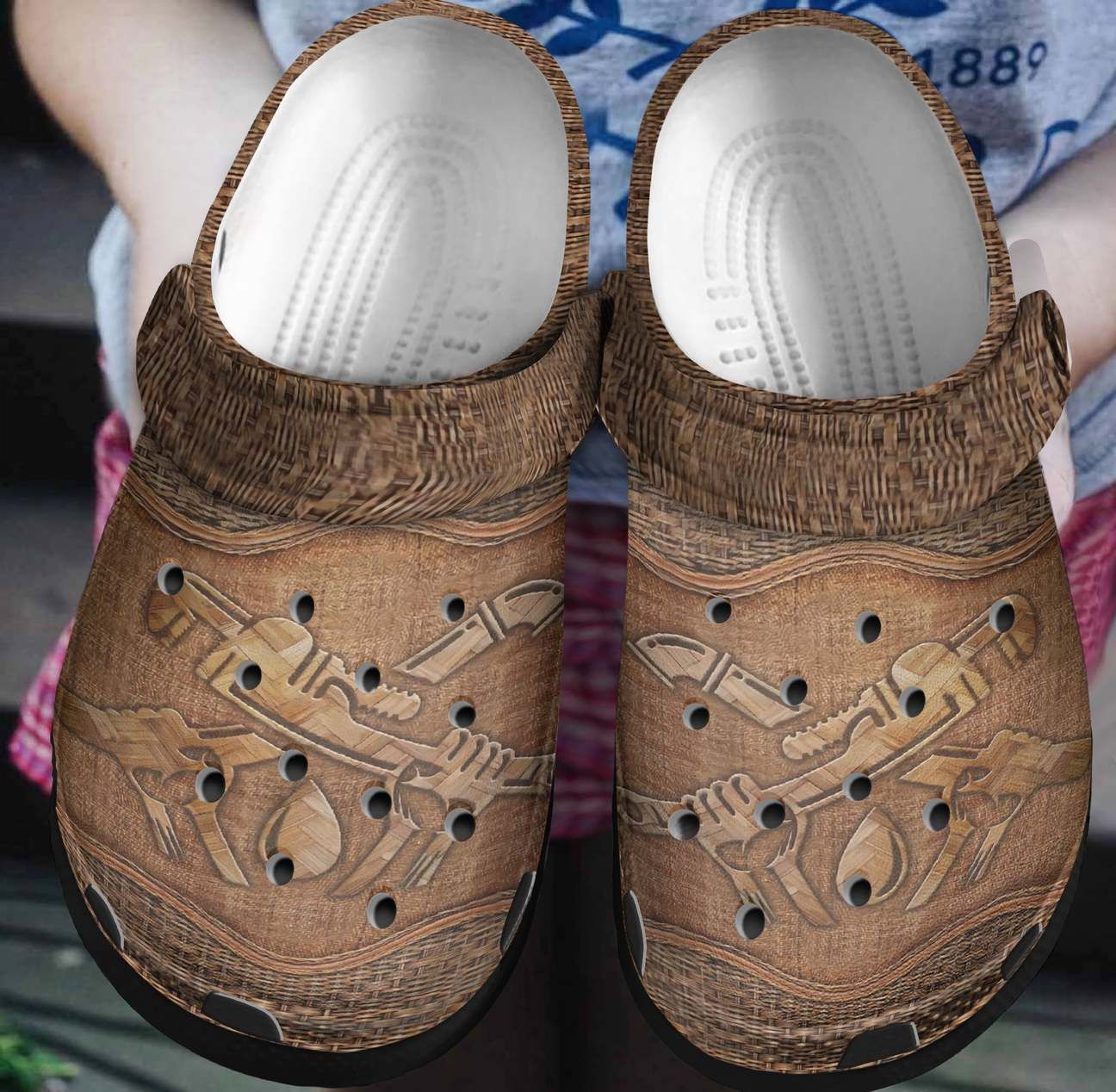 Plumber Personalized Clog Custom Crocs Comfortablefashion Style Comfortable For Women Men Kid Print 3D Vintage Plumber Plumber Personalized Clog Custom Crocs Comfortablefashion Style Comfortable For Women Men Kid Print 3D Vintage Plumber