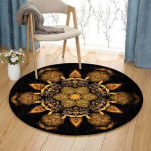 Pods Xii Round Carpet Floor Rug Living Room Bedroom Decor Round Area Rug Carpet