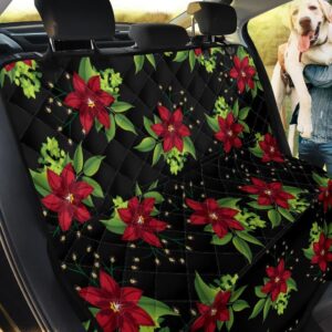 Poinsettia Gift From God Car Back Seat Cover Dog Car Seat Covers - ef6b08f43c53