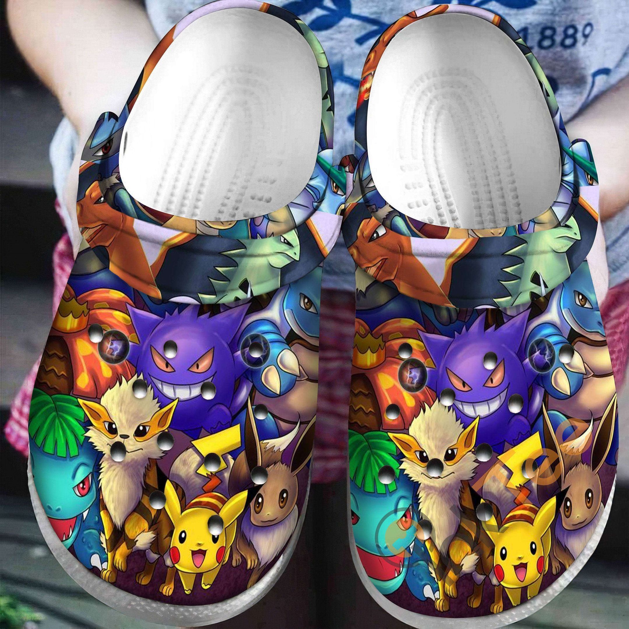 Pokemon Pikachu Sku23 Crocs Clog Clog Shoes Pokemon Pikachu Sku23 Crocs Clog Clog Shoes