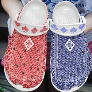 Poker Personalized Clog Custom Crocs Comfortablefashion Style Comfortable For Women Men Kid Print 3D One Pair