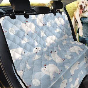 Polar Bear Pattern Car Back Seat Cover Dog Car Seat Covers - 364452e4bcc7
