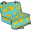 Polka Dot Banana Pattern Print Pet Car Back Seat Cover - 2492bd5b0377