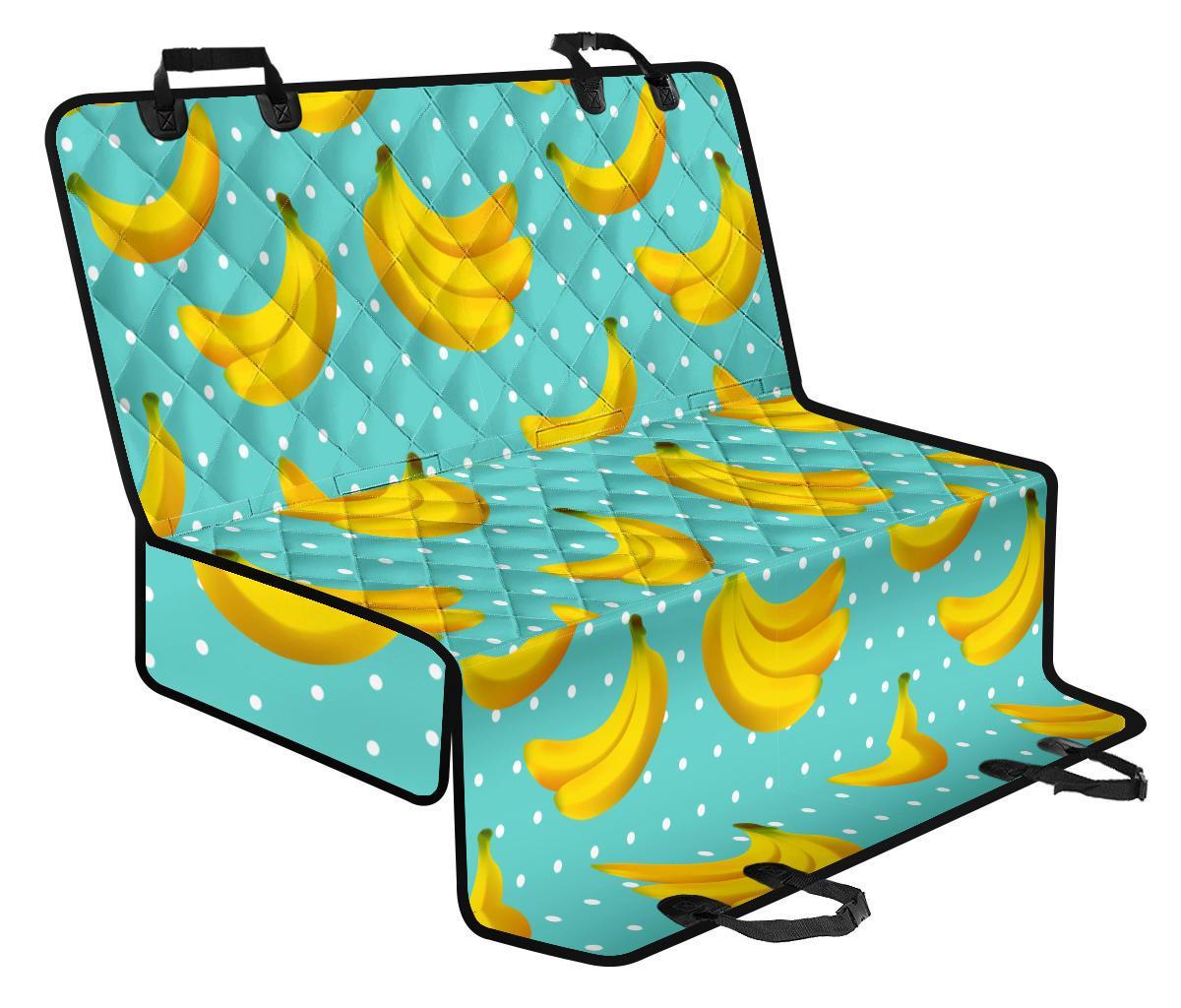 Polka Dot Banana Pattern Print Pet Car Back Seat Cover - 2492bd5b0377 Polka Dot Banana Pattern Print Pet Car Back Seat Cover - 2492bd5b0377